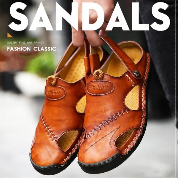 Lars™ – Premium Ortopediska Sandaler i Läder