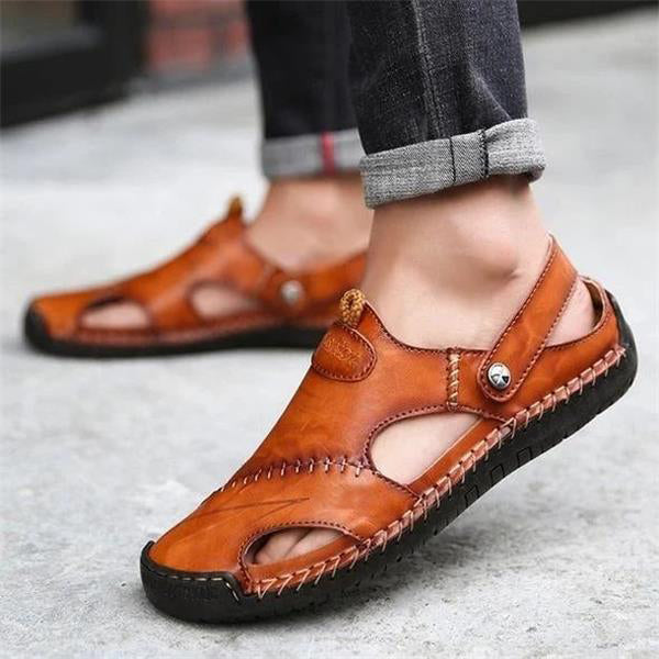 Lars™ – Premium Ortopediska Sandaler i Läder
