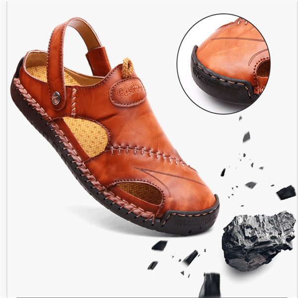 Lars™ – Premium Ortopediska Sandaler i Läder
