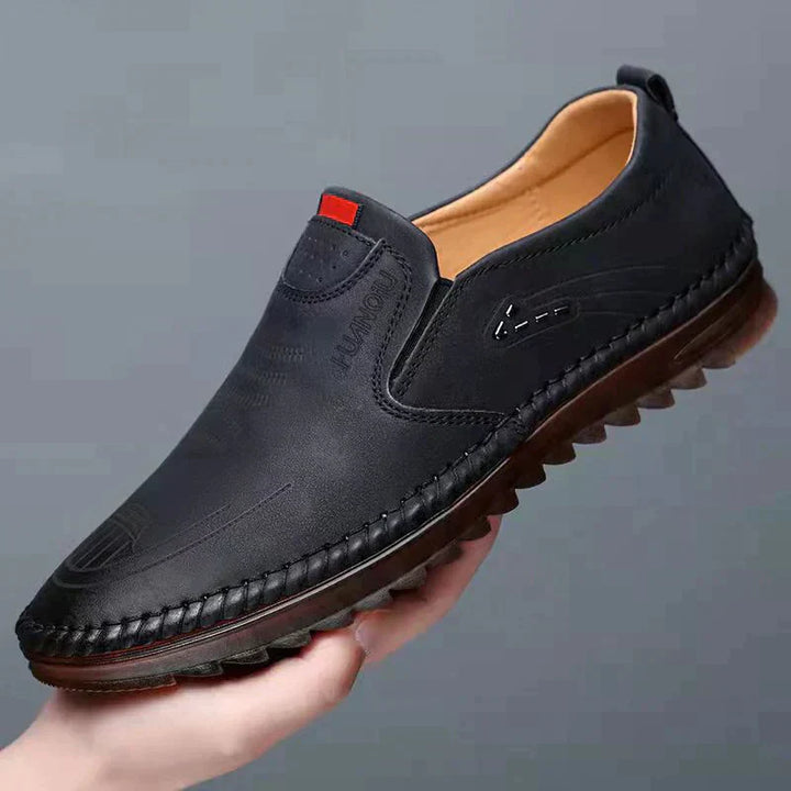 Helmut™ – Andningsbara Halkfria Lädersneakers För Män