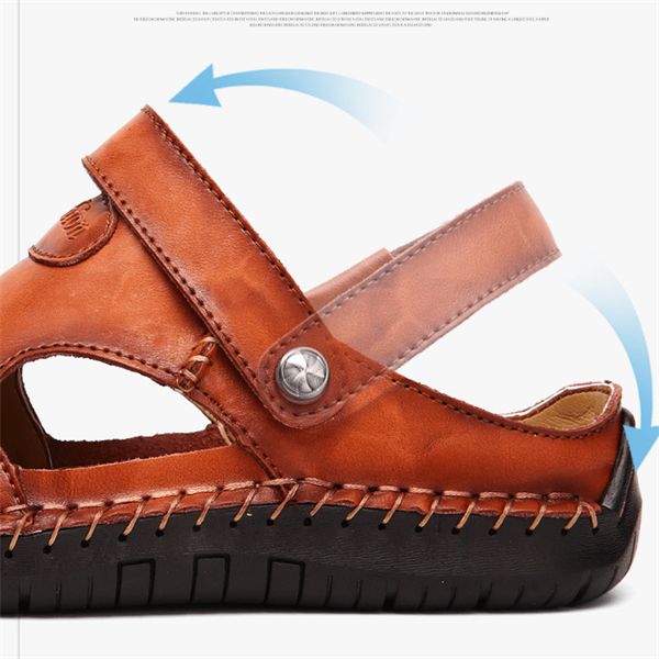 Lars™ – Premium Ortopediska Sandaler i Läder