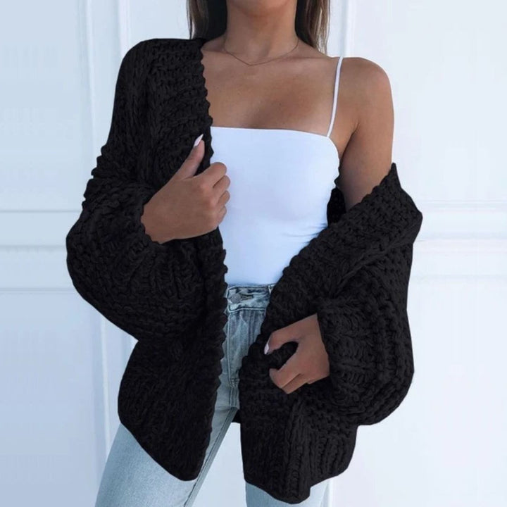 Maren™ - Stickad Oversized Väst för Mysiga Dagar
